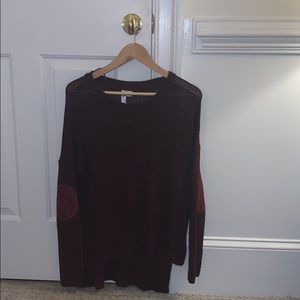 Alya Burgundy Sweater